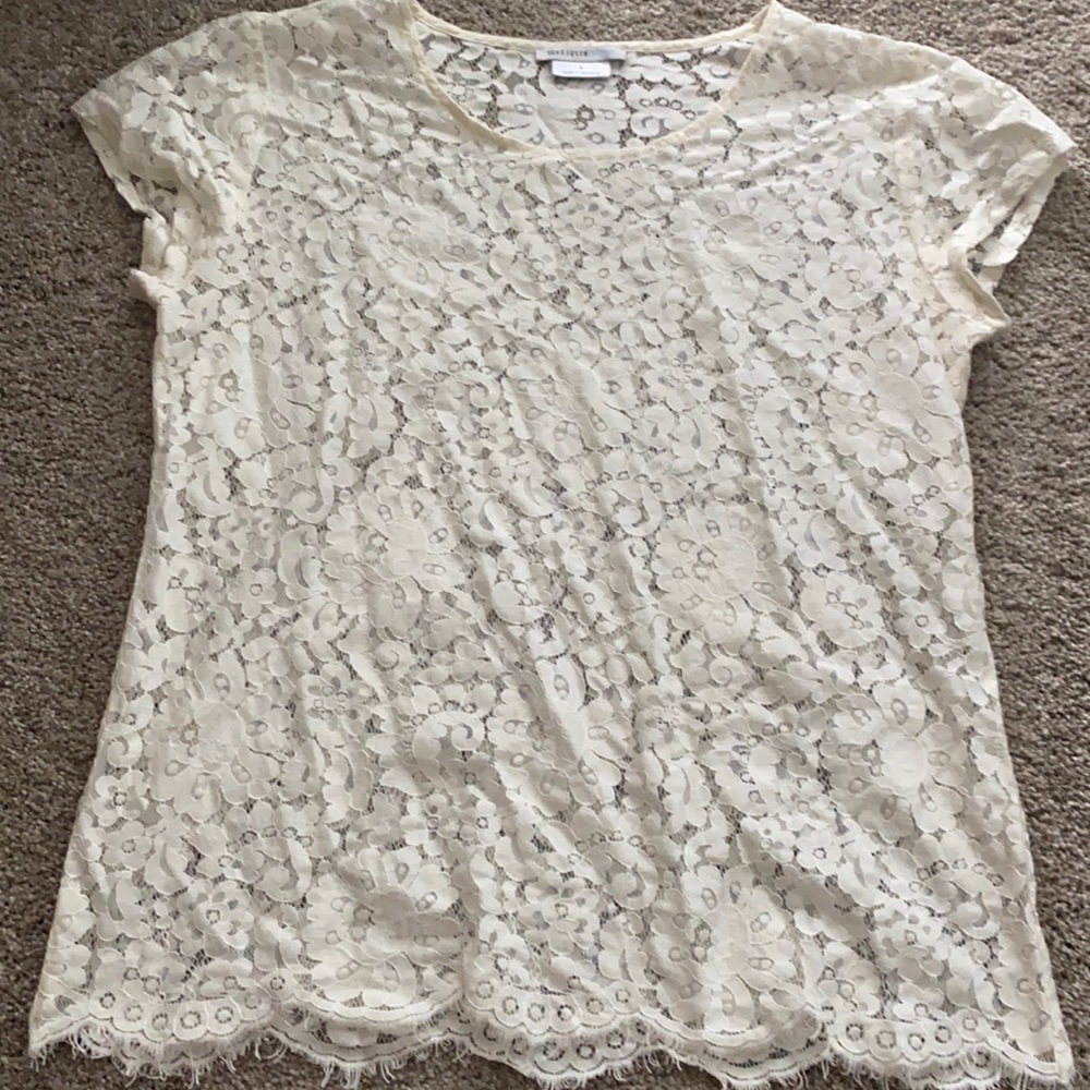 White Lace Top